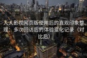 人人影视网页版使用后的直观印象整理：多次回访后的体验变化记录（对比后）