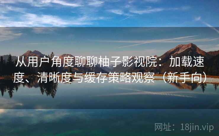 从用户角度聊聊柚子影视院：加载速度、清晰度与缓存策略观察（新手向）